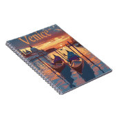 Venedig-Illustration Notizblock (Rechte Seite)