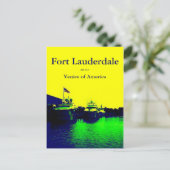 Venedig in Amerika Postkarte (Stehend Vorderseite)