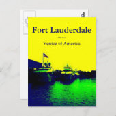 Venedig in Amerika Postkarte (Vorne/Hinten)