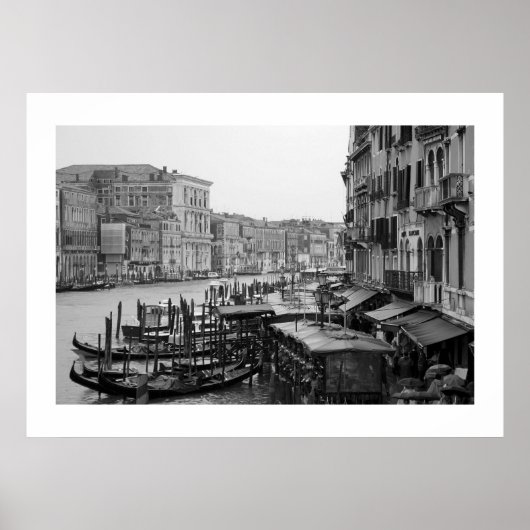 Venedig in B&W Poster (Vorne)