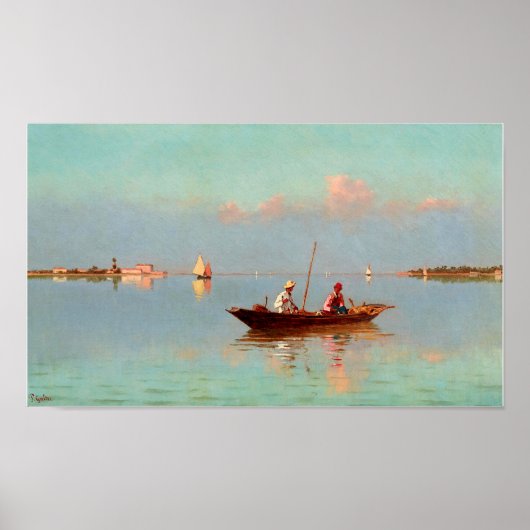 Venedig in der Lagune Poster (Vorne)