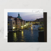 Venedig in der Nacht Postkarte (Vorne/Hinten)
