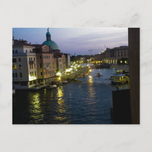 Venedig in der Nacht Postkarte