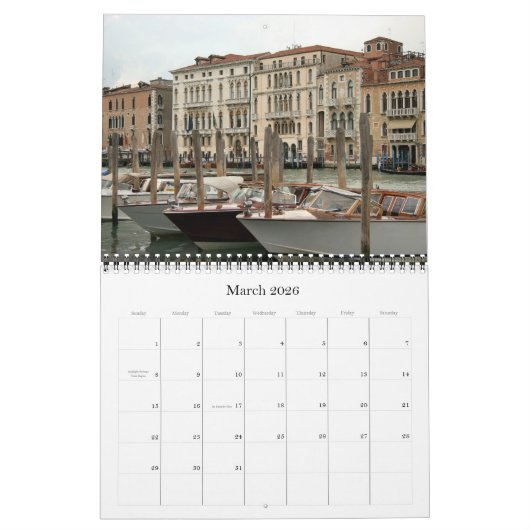 Venedig Italien - 2021Kalender Kalender (Mär 2026)