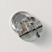 Venedig, Italien: Auf dem Canale Grande Button (Vorne & Hinten)