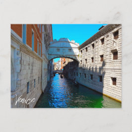 Venedig Italien Bridge of Sighting Canal Travel Postkarte