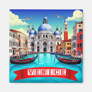 Venedig Italien Bucket List Abenteuer Erinnerung Magnet