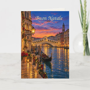Venedig Italien Buon Natale Weihnachten