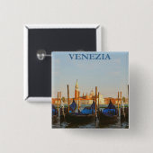 Venedig Italien Button (Vorne & Hinten)
