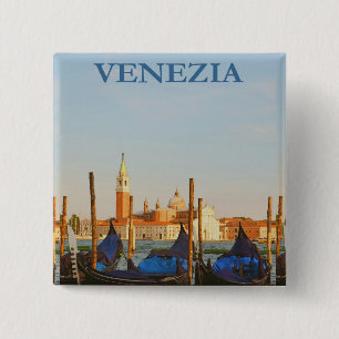 Venedig Italien Button