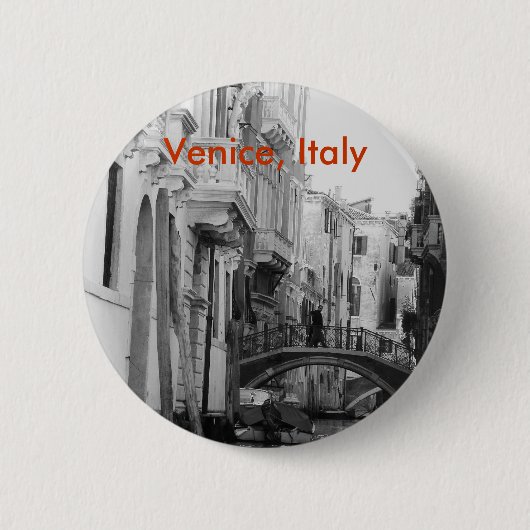 Venedig, Italien Button (Vorderseite)