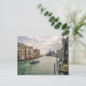 Venedig-Italien-Canal Postkarte (Stehend Vorderseite)