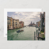 Venedig-Italien-Canal Postkarte (Vorne/Hinten)