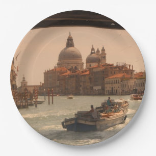 Venedig-Italien-Canal Vintag Pappteller