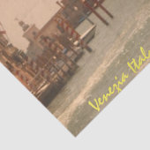 Venedig-Italien-Canal Vintag Seidenpapier (Detail)