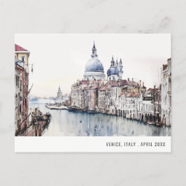 Venedig Italien Canals Watercolor Italienische Rei Postkarte