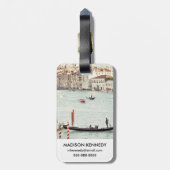 Venedig, Italien | das Canal Grande Gepäckanhänger (Rückseite vertikal)