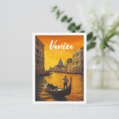 Venedig Italien Der berühmte Reisesaal Postkarte (Stehend Vorderseite)