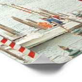 Venedig, Italien | Der Canal Grande Poster (Ecke)