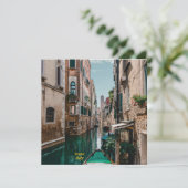 Venedig Italien Die florierende Stadt Einladung (Stehend Vorderseite)