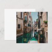Venedig Italien Die florierende Stadt Save The Date (Vorne/Hinten)
