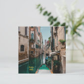 Venedig Italien Die florierende Stadt Save The Date (Stehend Vorderseite)