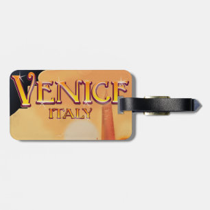 Venedig, Italien, ein Reiseplakat Gepäckanhänger