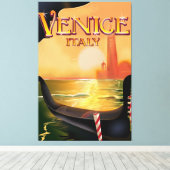 Venedig, Italien, ein Reiseplakat Leinwanddruck (Insitu (Holzboden))
