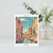 Venedig Italien Elegante Postkarte (Stehend Vorderseite)