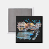 Venedig, Italien: Entlang des Kanals Magnet (Vorderseite/Rückseite)