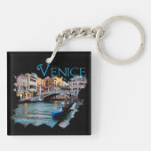 Venedig, Italien: Entlang des Kanals Schlüsselanhänger (Rückseite)