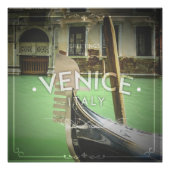 Venedig, Italien, Europe N Square Paper Untersetze Poster (Vorderseite)