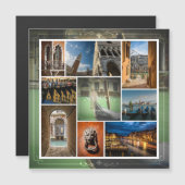 Venedig, Italien, Europe Postcard Card Magneteinladung (Vorne/Hinten)