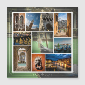 Venedig, Italien, Europe Postcard Card Magneteinladung