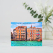 Venedig, Italien - farbenfrohe Bilder des Canale G Postkarte (Stehend Vorderseite)