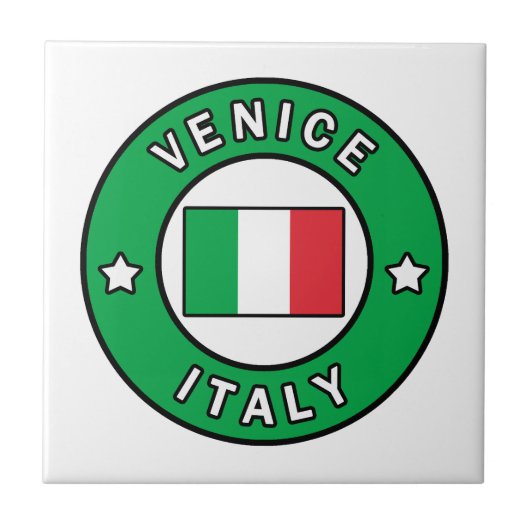 Venedig Italien Fliese (Vorderseite)