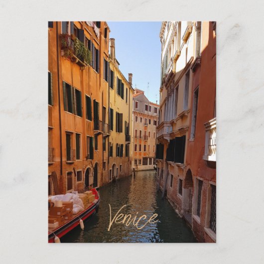 Venedig - Italien Gebäude Postkarte (Vorderseite)
