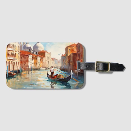 Venedig, Italien Gepäckanhänger (Vorderseite (Horizontal))