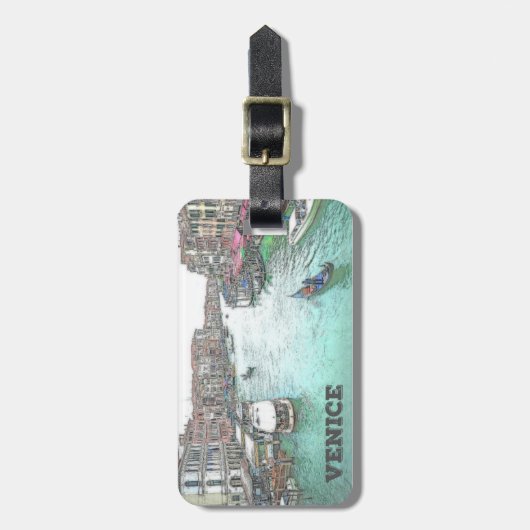 Venedig, Italien Gepäckanhänger (Vorderseite vertikal)