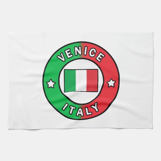 Venedig Italien Geschirrtuch (Horizontal)
