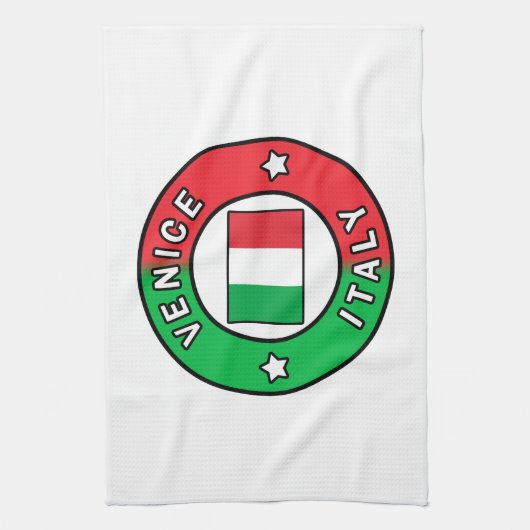 Venedig Italien Geschirrtuch (Vertikal)
