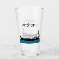 Venedig, Italien, Gondel und Gondolier