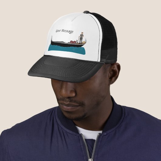 Venedig, Italien, Gondel und Gondolier Truckerkappe (Beispiel)