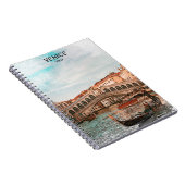 Venedig Italien Gondelbahn Stadtansicht Notizblock (Rechte Seite)