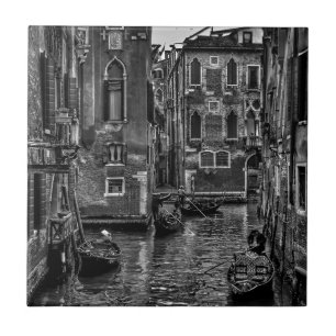 Venedig Italien Gondelboot Kanal Fliese