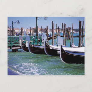 Venedig Italien Gondelboote ~ Italienische Romanti Postkarte