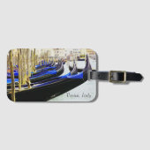 Venedig, Italien - Gondeln auf einem rohen Gepäckt Gepäckanhänger (Vorderseite (Horizontal))