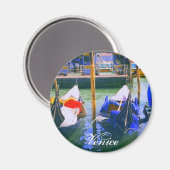 Venedig Italien Gondola Art Magnet (Vorderseite/Rückseite)