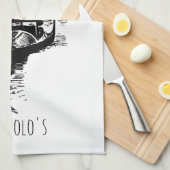 Venedig Italien Gondola Custom Küchentücher (Viertel Falte)