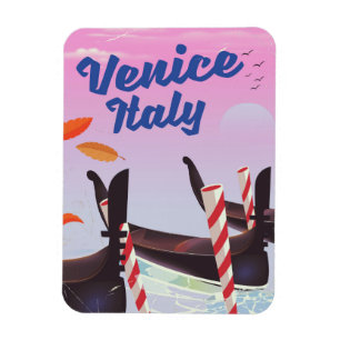 Venedig Italien Gondola Ferien Druck. Magnet